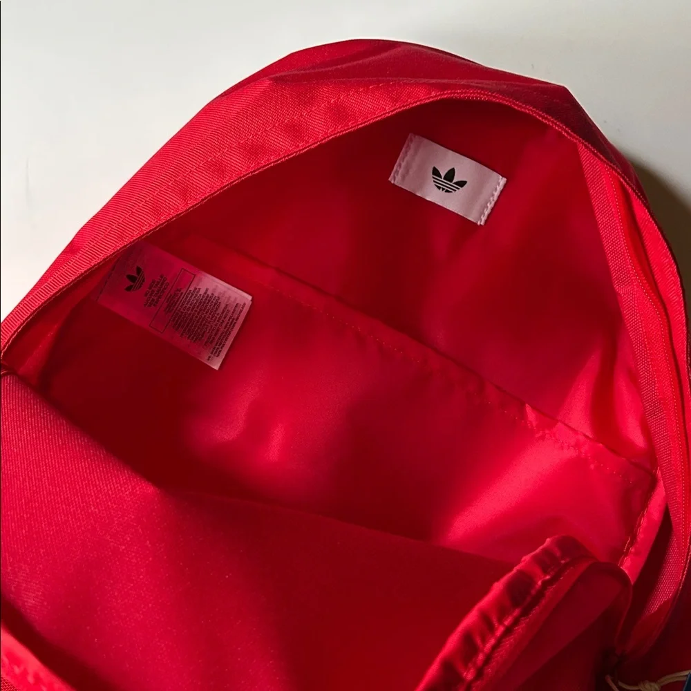 Adidas Logo Backpack Red White - Picture 5 of 11